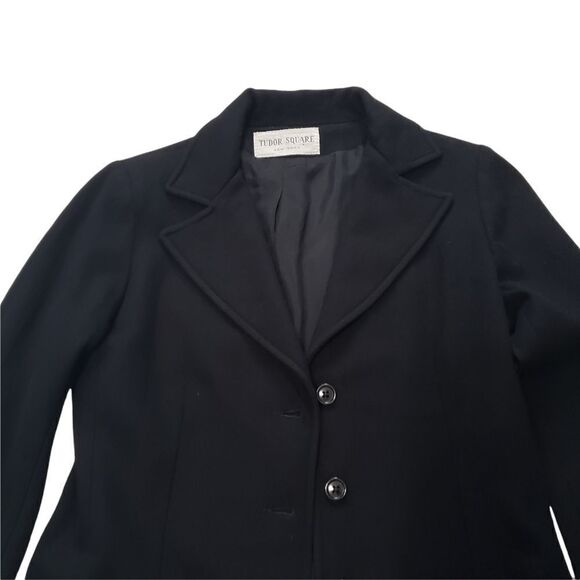 Union Labels ILGWU Vintage Tudor Square 100% Wool Blazer SMALL - Picture 3 of 16